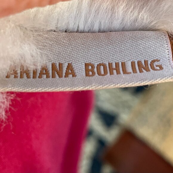 Ariana Bohling CrissCross Alpaca Slippers - Picture 5 of 6